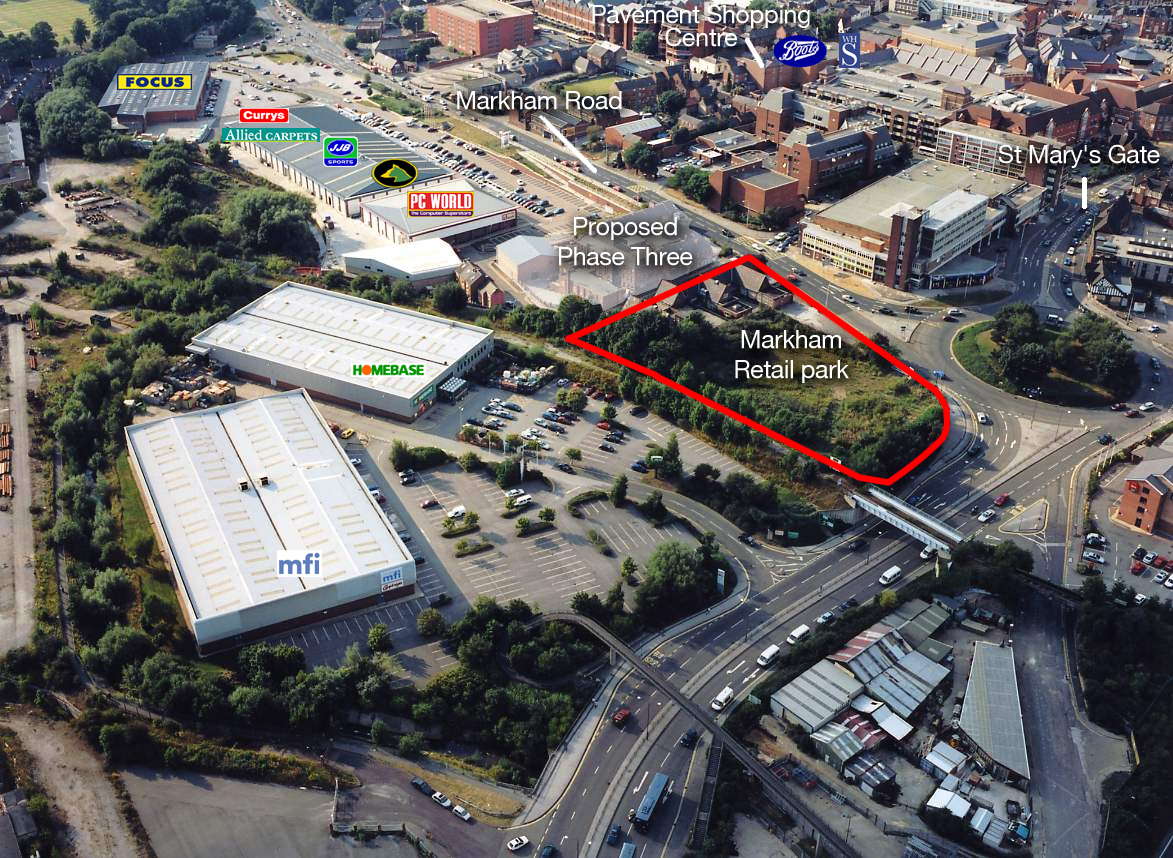 Chesterfield aerial land plan