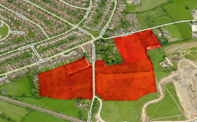 Crewe land development plan.