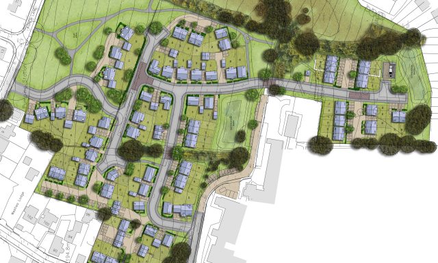 Matlock aerial development plan.