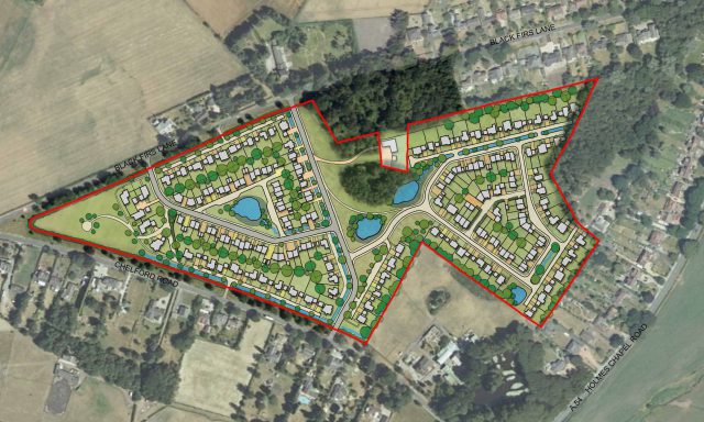 Congleton aerial development plan.