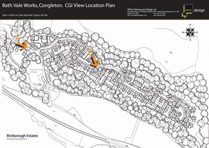 Congleton site plan.