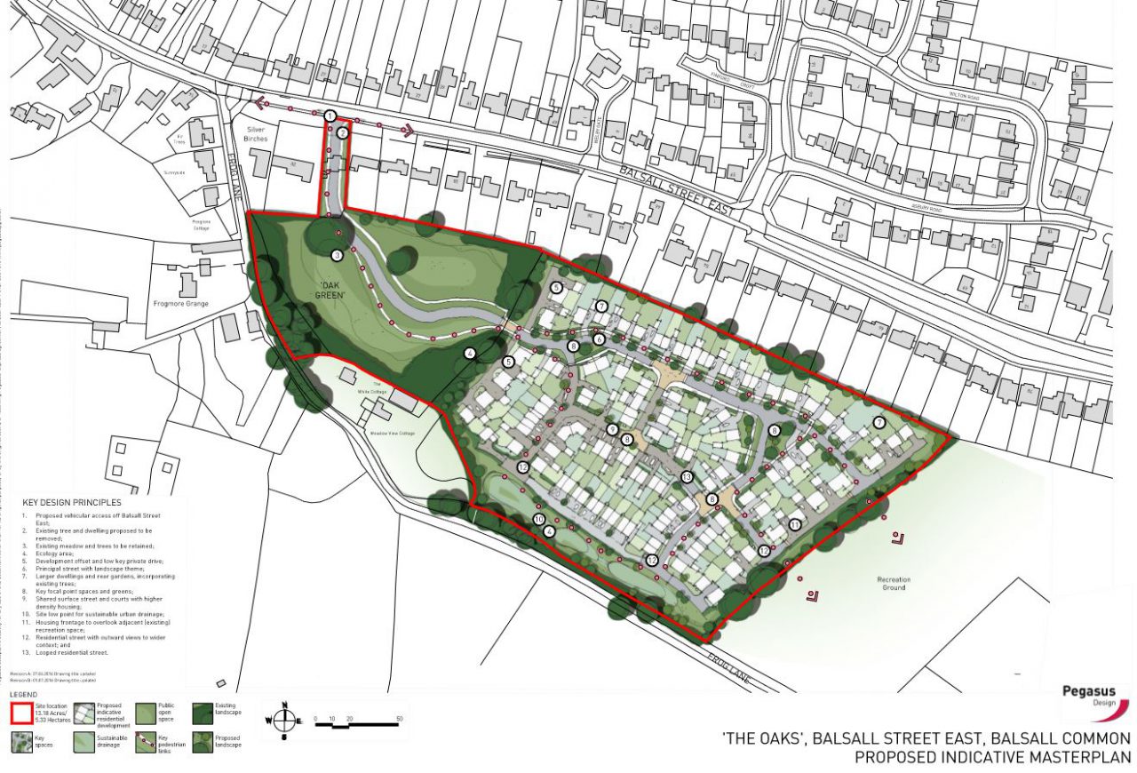 Balsall Common masterplan.