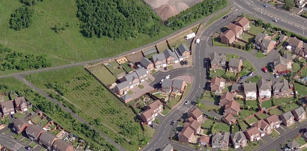 Aerial View of Elmstone Close