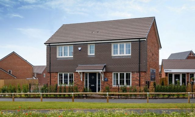 Bellway Homes development in Warton Staffordshire