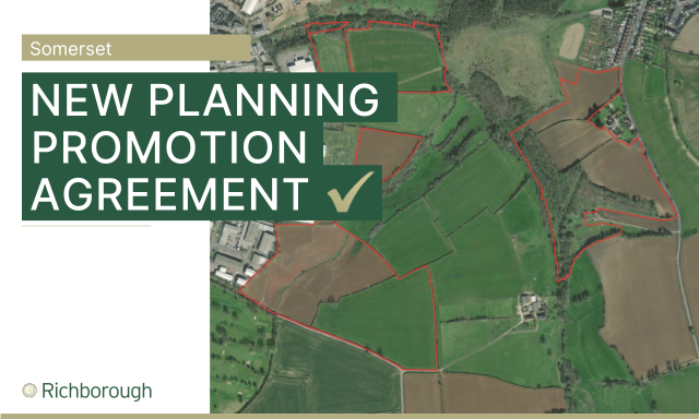 Outline plan of land in Midsomer Norton Somerset