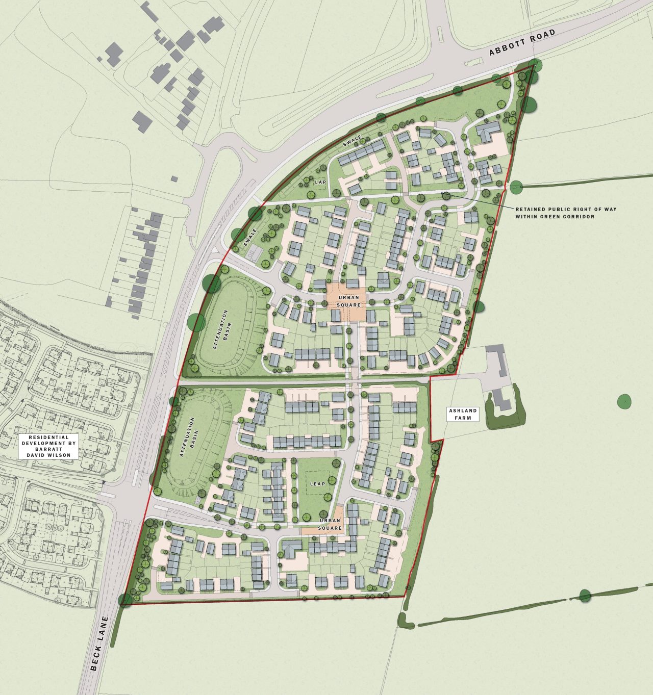Illustrative Masterplan Skegby Nottinghamshire