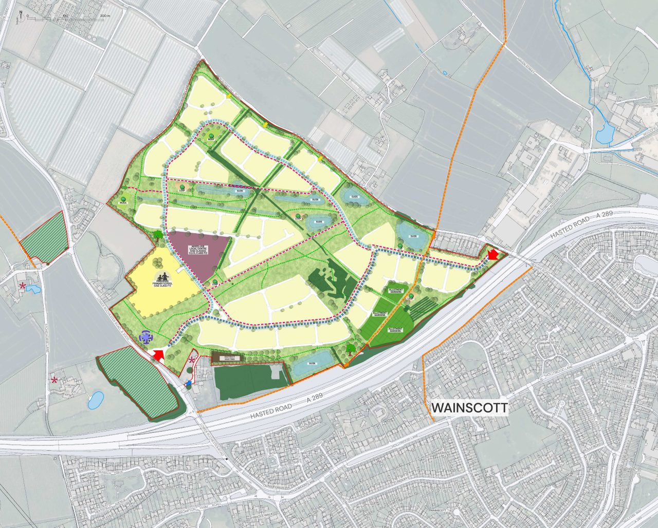 Sketch masterplan