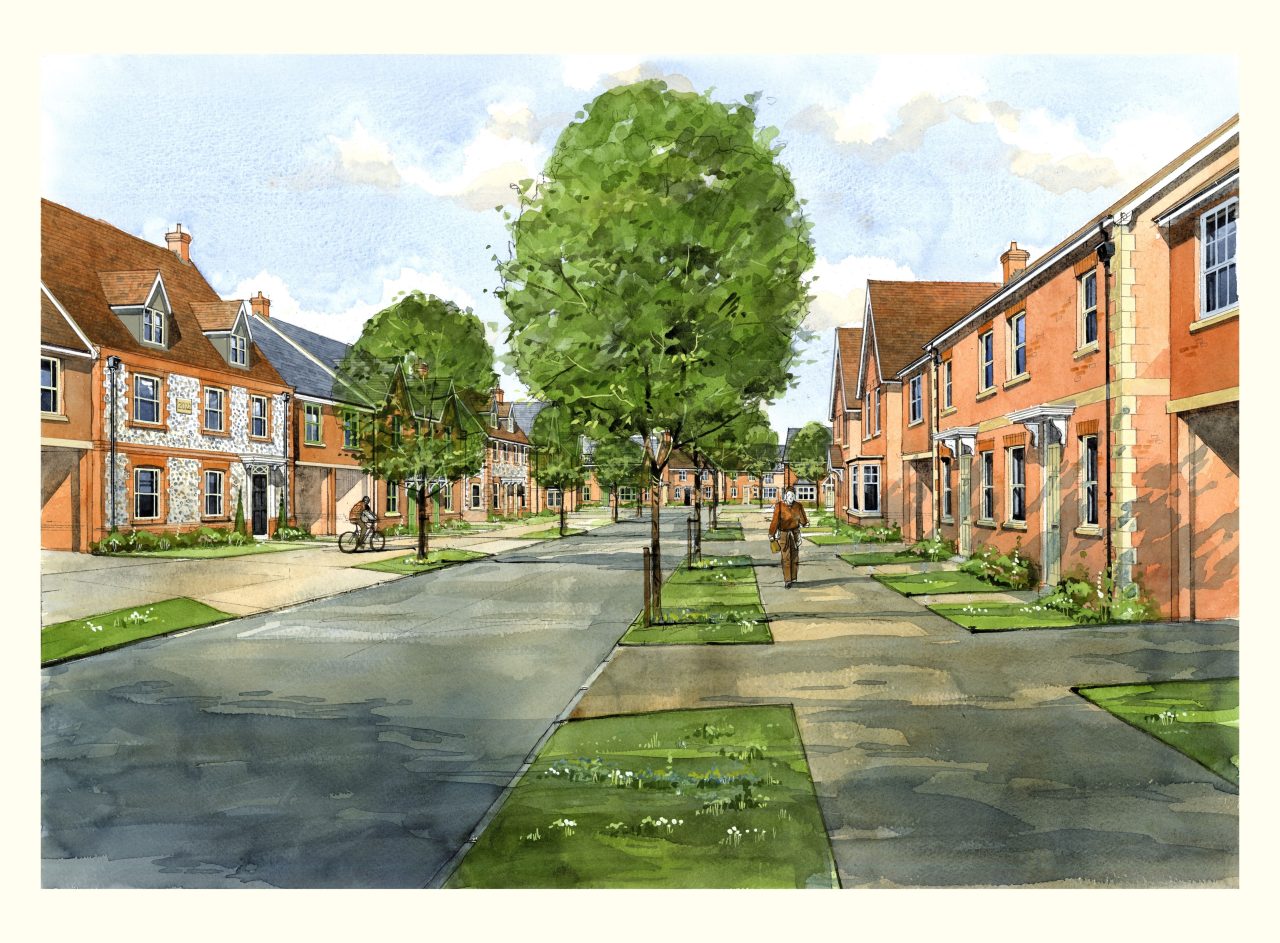 artists impression of the new development