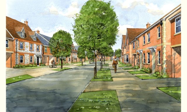 artists impression of the new development