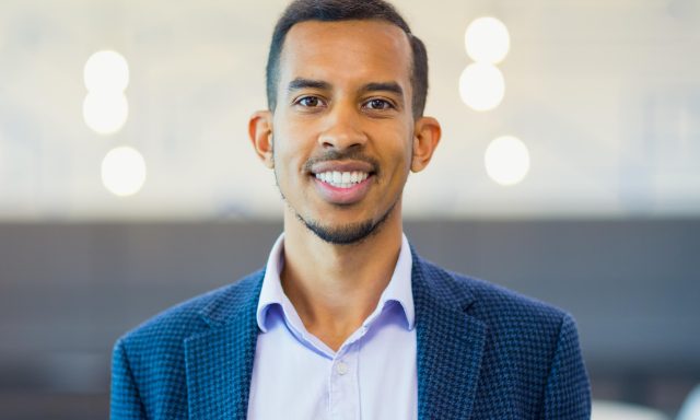 man smiling