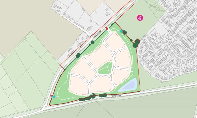 Digital aerial image of Warton site