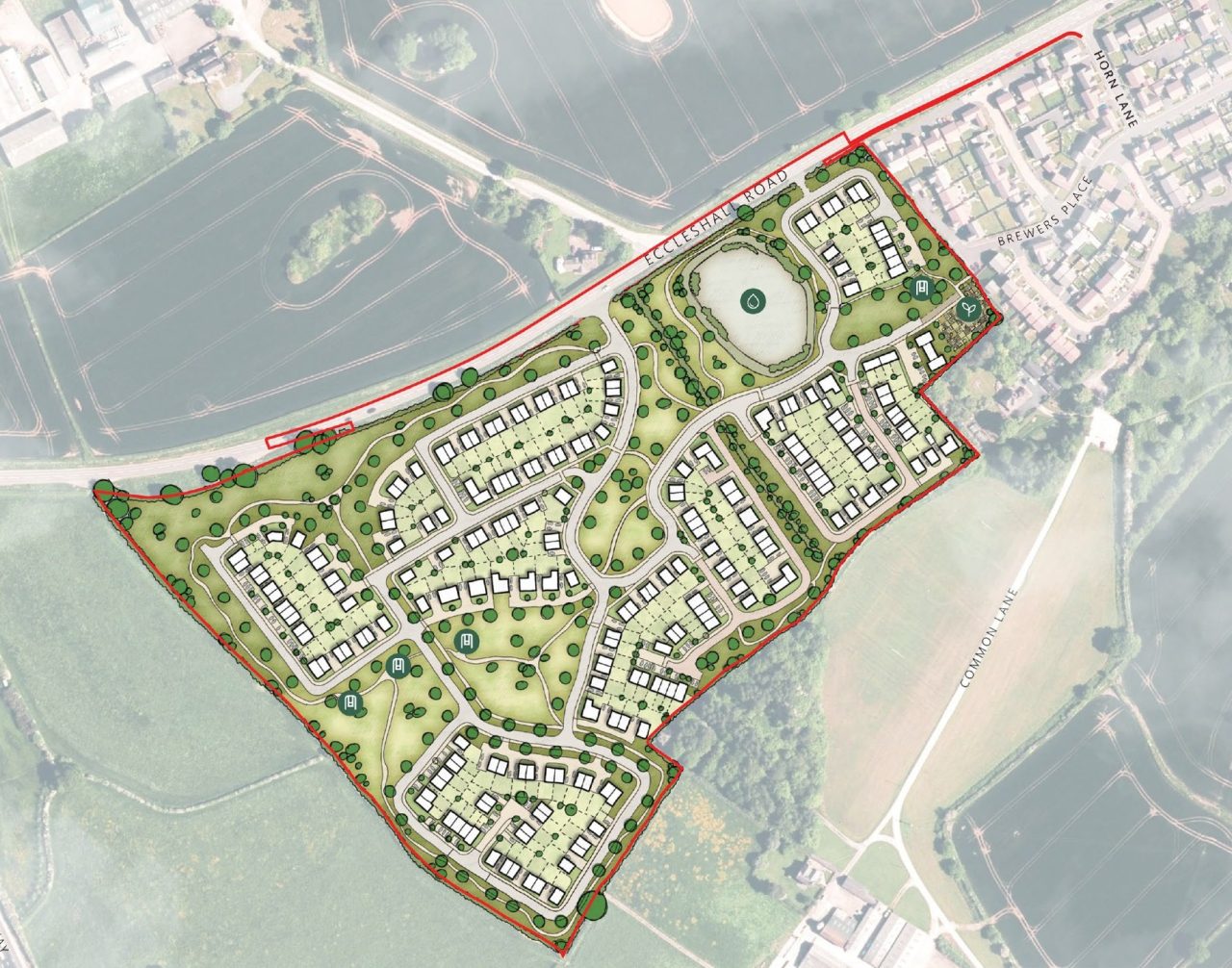 Masterplan of Ecclesall Road, Staffordshire