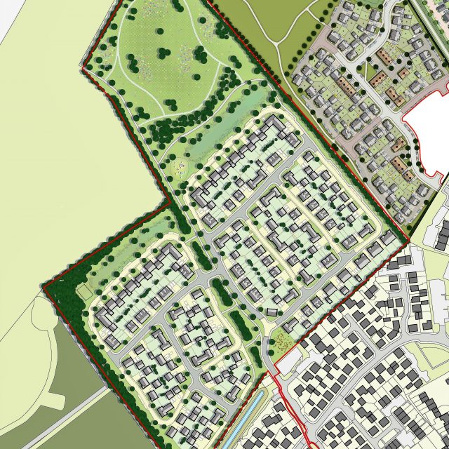 Masterplan of Cranfield, Bedfordshire,
