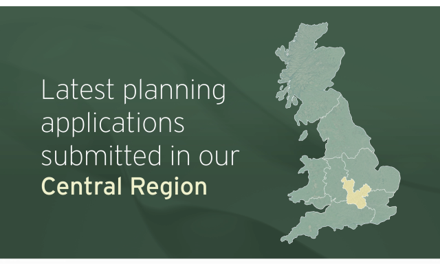 Map of UK with highlighted central region