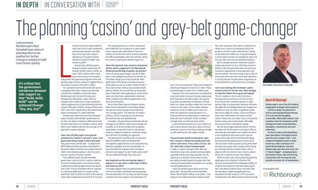 Property Week article by Paul Campbell