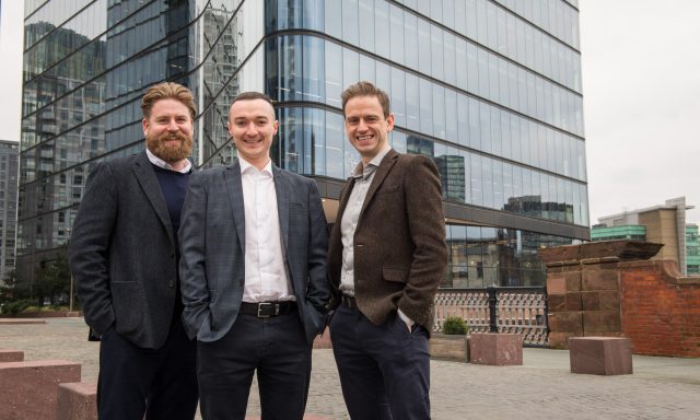Richborough employees (L-R) Harry Jackson, Connor Wigley and Jonathan Bloor.