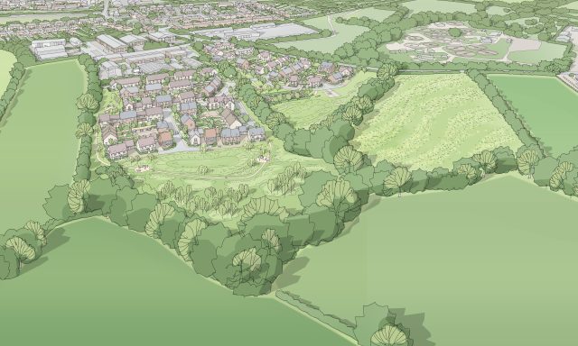 Aerial view of Royal Wooton Bassett