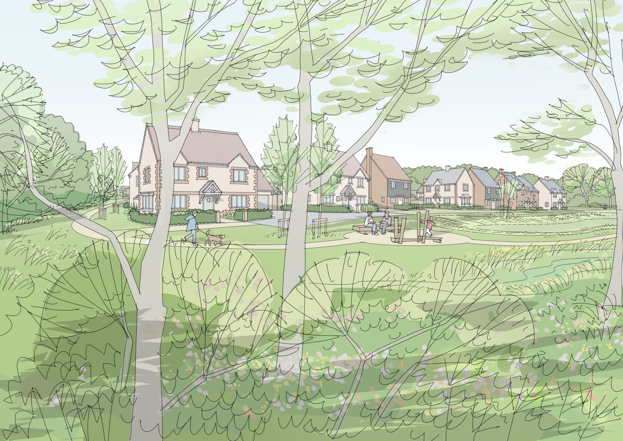 Royal Wooton Bassett, Swale view